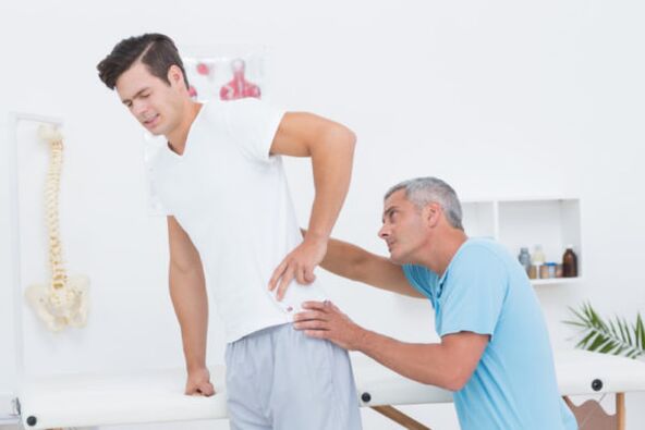 medical examination for back pain